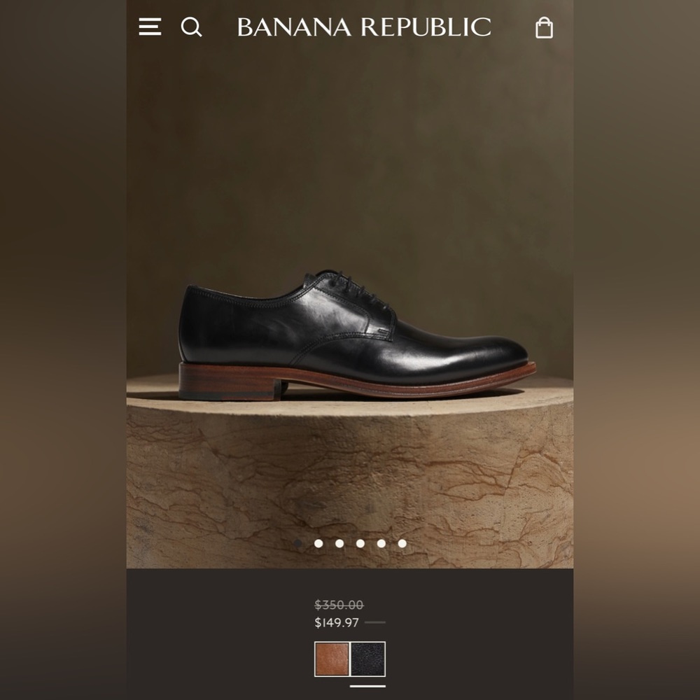 LN Banana Republic Dress Shoe/worn once